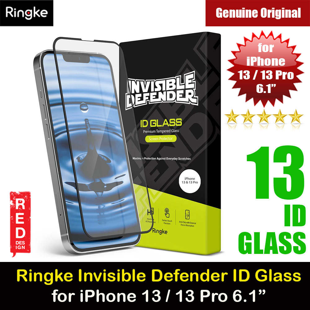 Picture of Ringke Invisible Defender Glass Tempered Glass Screen Protector for Apple iPhone 13 iPhone 13 Pro 6.1 (Clear)  Apple iPhone 13 Pro 6.1-  Apple iPhone 13 Pro 6.1 Cases,  Apple iPhone 13 Pro 6.1 Covers, iPad Cases and a wide selection of  Apple iPhone 13 Pro 6.1 Accessories in Malaysia, Sabah, Sarawak and Singapore 