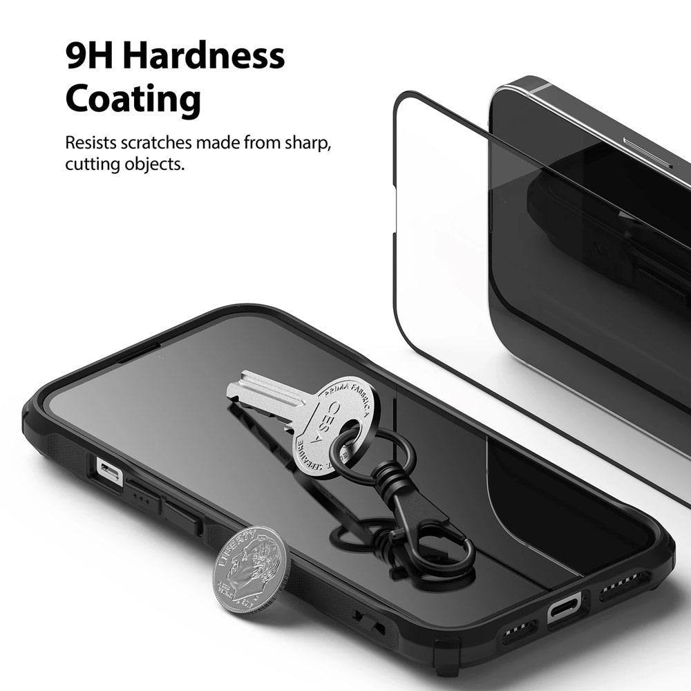 Picture of  Apple iPhone 13 Pro 6.1 Screen Protector | Ringke Invisible Defender Glass Tempered Glass Screen Protector for Apple iPhone 13 iPhone 13 Pro 6.1 (Clear)