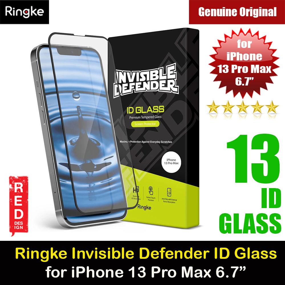 Picture of Ringke Invisible Defender Glass Tempered Glass Screen Protector for Apple iPhone 13 Pro Max 6.7 (Clear)  Apple iPhone 13 Pro Max 6.7-  Apple iPhone 13 Pro Max 6.7 Cases,  Apple iPhone 13 Pro Max 6.7 Covers, iPad Cases and a wide selection of  Apple iPhone 13 Pro Max 6.7 Accessories in Malaysia, Sabah, Sarawak and Singapore 