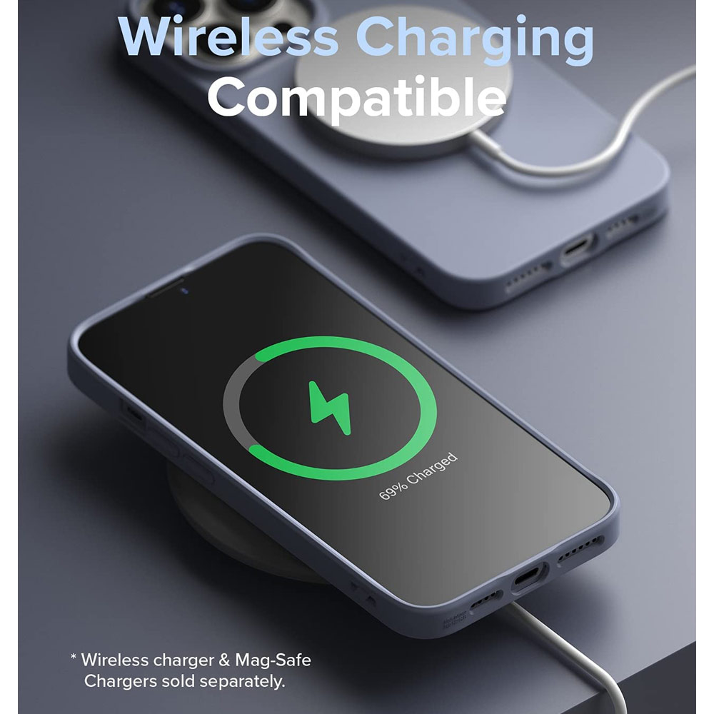 Picture of  Apple iPhone 13 Pro 6.1 Case | Ringke Air S Soft TPU Protection Case for Apple iPhone 13 Pro 6.1 (Lavender Gray)