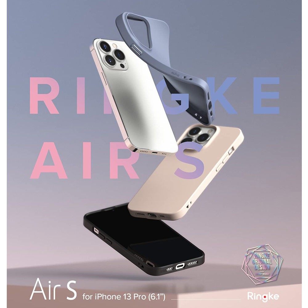 Picture of  Apple iPhone 13 Pro 6.1 Case | Ringke Air S Soft TPU Protection Case for Apple iPhone 13 Pro 6.1 (Lavender Gray)