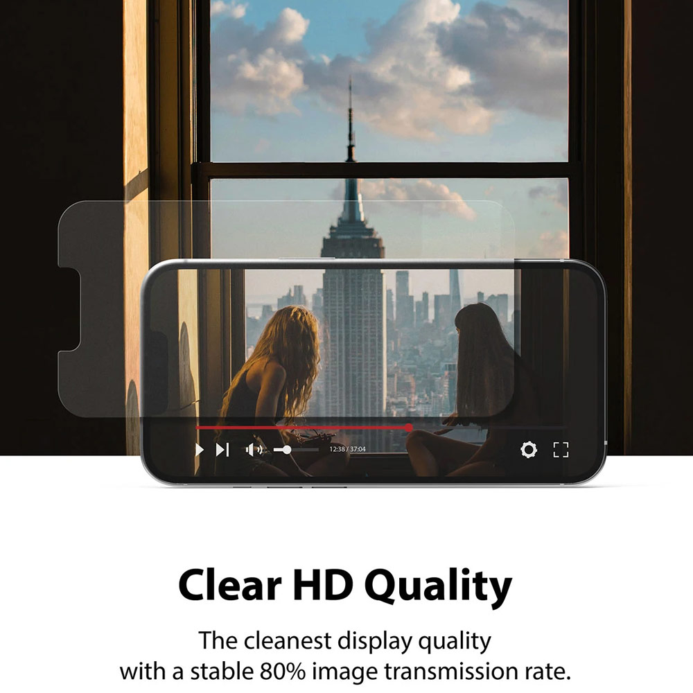 Picture of  Apple iPhone 13 Pro Max 6.7 Screen Protector | Ringke Dual Easy Film Matte Screen Protector for Apple iPhone 13 Pro Max 6.7 (Matte 2pcs)