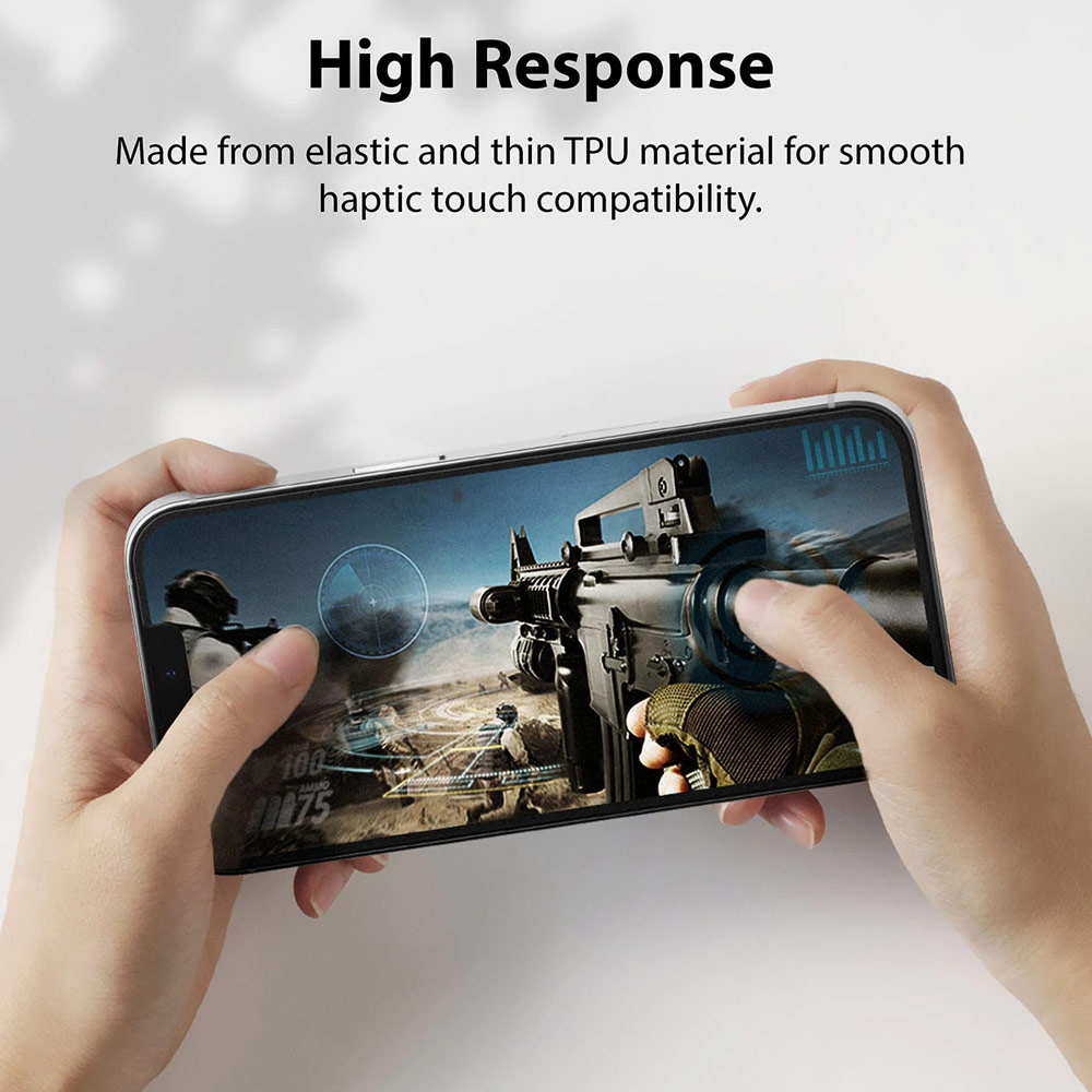 Picture of  Apple iPhone 13 Pro Max 6.7 Screen Protector | Ringke Dual Easy Film Matte Screen Protector for Apple iPhone 13 Pro Max 6.7 (Matte 2pcs)