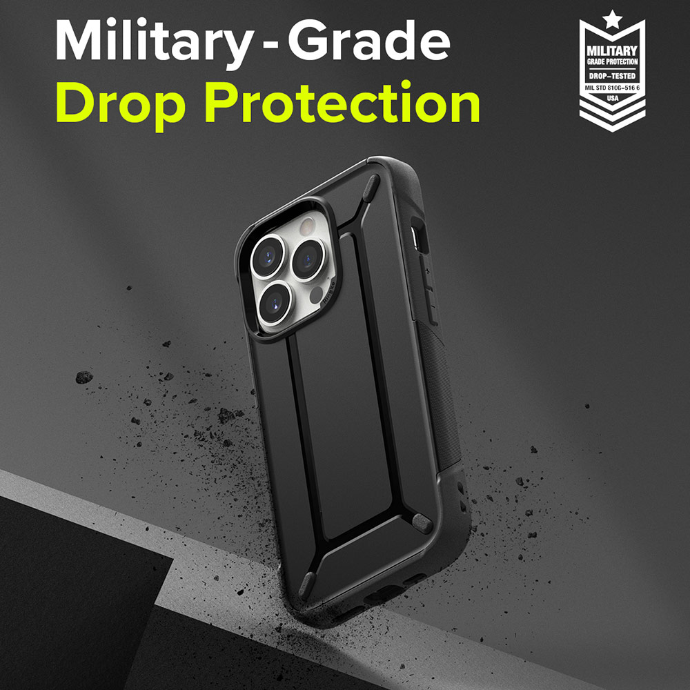 Picture of  Apple iPhone 13 Pro 6.1 Case | Ringke DX Drop Protection Case Anti Finger Print Case for Apple iPhone 13 Pro 6.1 (Gunmetal)