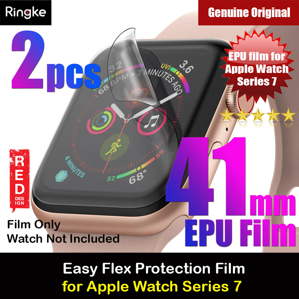 Picture of Ringke Easy Flex High Flexibility EPU film Screen Protector for Apple Watch Series 7 8 9 41mm Series 4 5 6 40mm (2 PACK) Apple Watch 41mm- Apple Watch 41mm Cases, Apple Watch 41mm Covers, iPad Cases and a wide selection of Apple Watch 41mm Accessories in Malaysia, Sabah, Sarawak and Singapore 