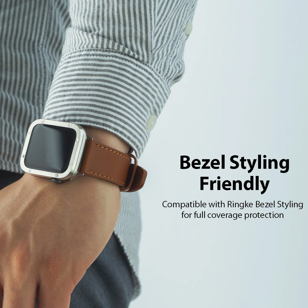 Picture of Apple Watch 41mm Screen Protector | Ringke Easy Flex High Flexibility EPU film Screen Protector for Apple Watch Series 7 8 9 41mm Series 4 5 6 40mm (2 PACK)