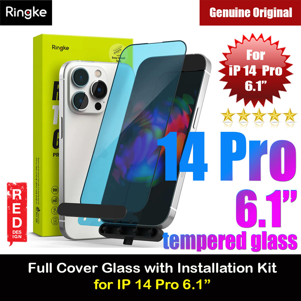 Picture of Ringke Premium Tempered Glass Screen Protector with Easy Installation Jig Kit for Apple iPhone 14 Pro 6.1 (HD Clear)  Apple iPhone 14 Pro 6.1-  Apple iPhone 14 Pro 6.1 Cases,  Apple iPhone 14 Pro 6.1 Covers, iPad Cases and a wide selection of  Apple iPhone 14 Pro 6.1 Accessories in Malaysia, Sabah, Sarawak and Singapore 