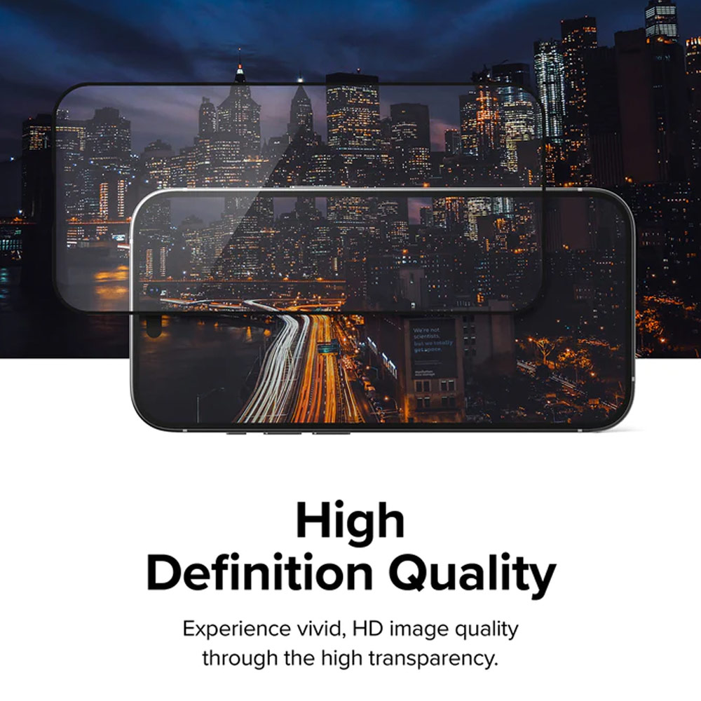 Picture of  Apple iPhone 14 Pro 6.1 Screen Protector | Ringke Premium Tempered Glass Screen Protector with Easy Installation Jig Kit for Apple iPhone 14 Pro 6.1 (HD Clear)