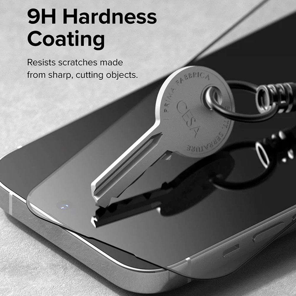 Picture of  Apple iPhone 14 Pro 6.1 Screen Protector | Ringke Premium Tempered Glass Screen Protector with Easy Installation Jig Kit for Apple iPhone 14 Pro 6.1 (HD Clear)