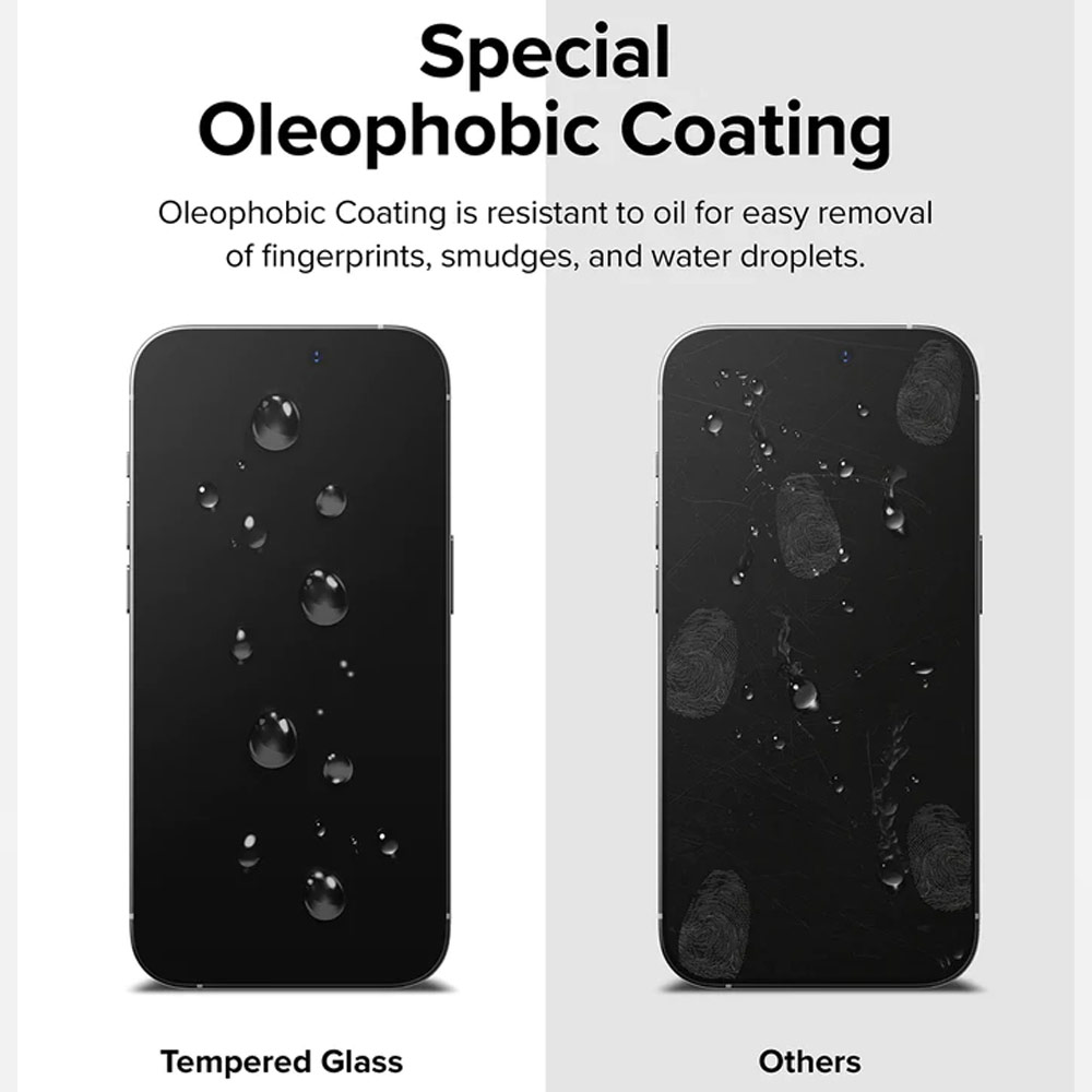 Picture of  Apple iPhone 14 Pro 6.1 Screen Protector | Ringke Premium Tempered Glass Screen Protector with Easy Installation Jig Kit for Apple iPhone 14 Pro 6.1 (HD Clear)