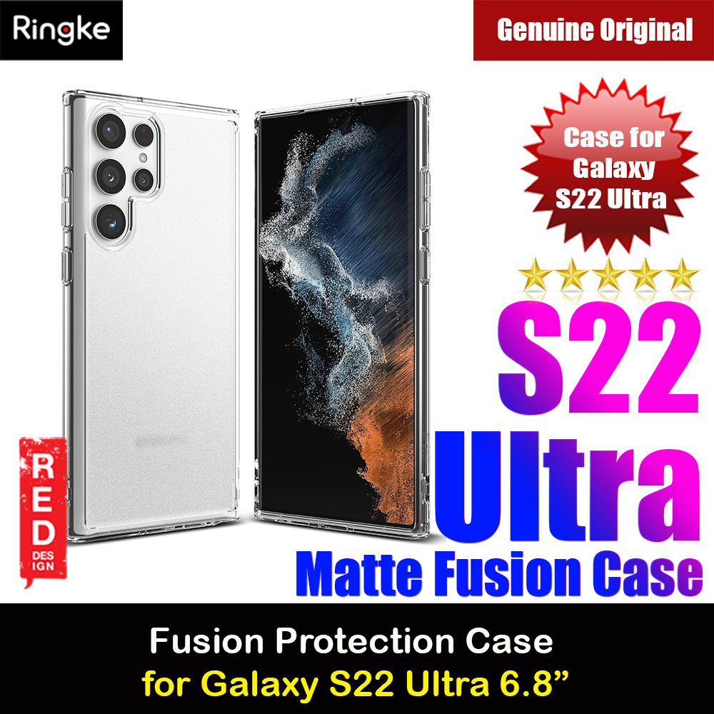Picture of Ringke Fusion Protection Case for Samsung Galaxy S22 Ultra 6.8 (Matte Clear)  Samsung Galaxy S22 Ultra 5G 6.8-  Samsung Galaxy S22 Ultra 5G 6.8 Cases,  Samsung Galaxy S22 Ultra 5G 6.8 Covers, iPad Cases and a wide selection of  Samsung Galaxy S22 Ultra 5G 6.8 Accessories in Malaysia, Sabah, Sarawak and Singapore 