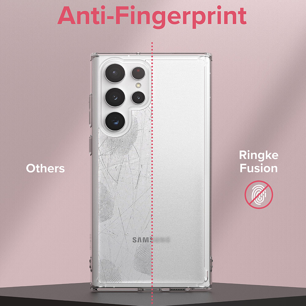 Picture of  Samsung Galaxy S22 Ultra 5G 6.8 Case | Ringke Fusion Protection Case for Samsung Galaxy S22 Ultra 6.8 (Matte Clear)