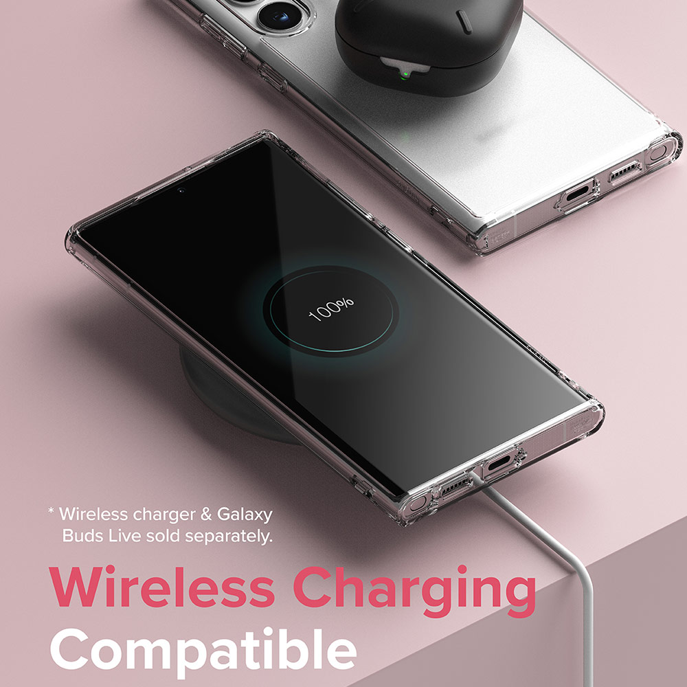 Picture of  Samsung Galaxy S22 Ultra 5G 6.8 Case | Ringke Fusion Protection Case for Samsung Galaxy S22 Ultra 6.8 (Matte Clear)