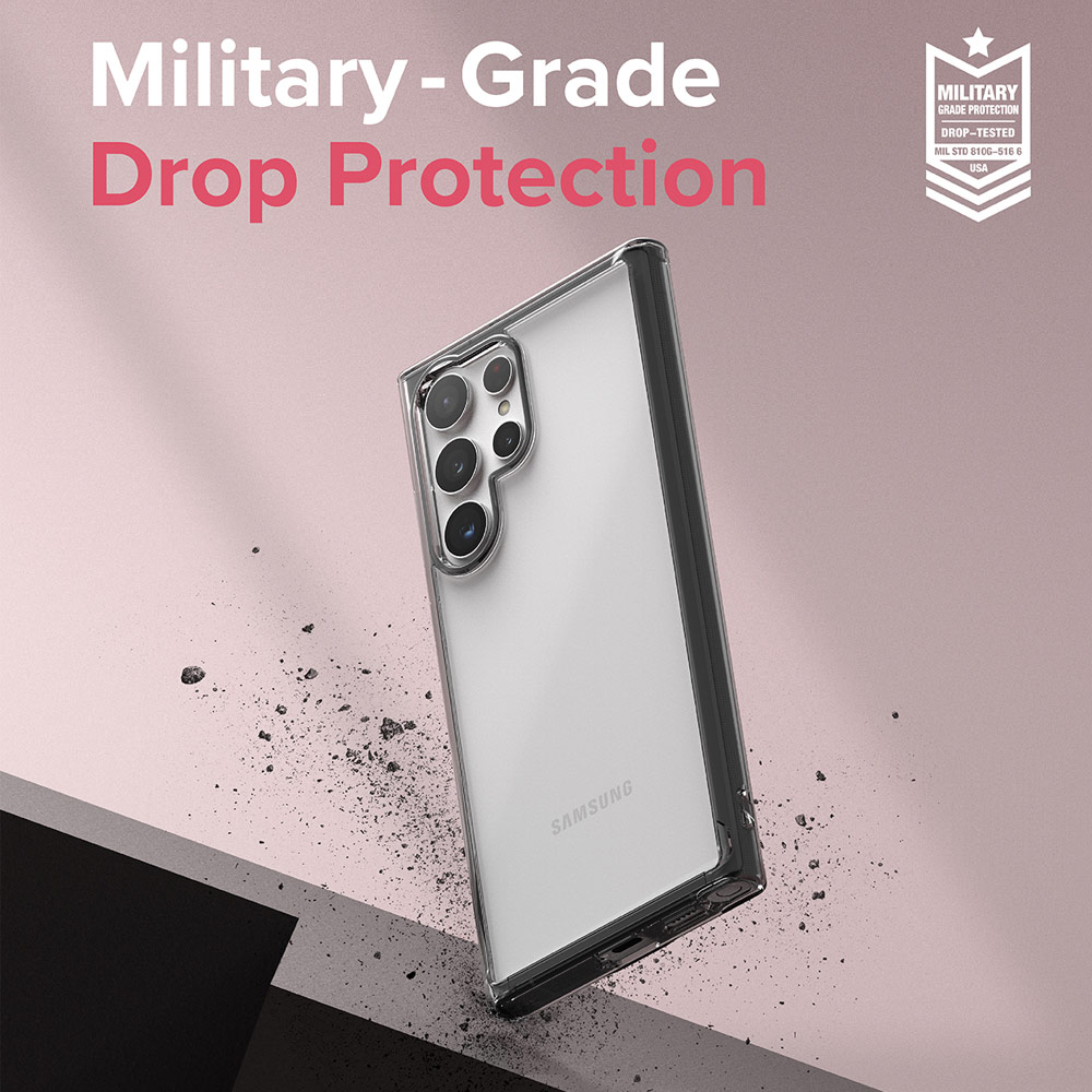 Picture of  Samsung Galaxy S22 Ultra 5G 6.8 Case | Ringke Fusion Protection Case for Samsung Galaxy S22 Ultra 6.8 (Smoke Black)