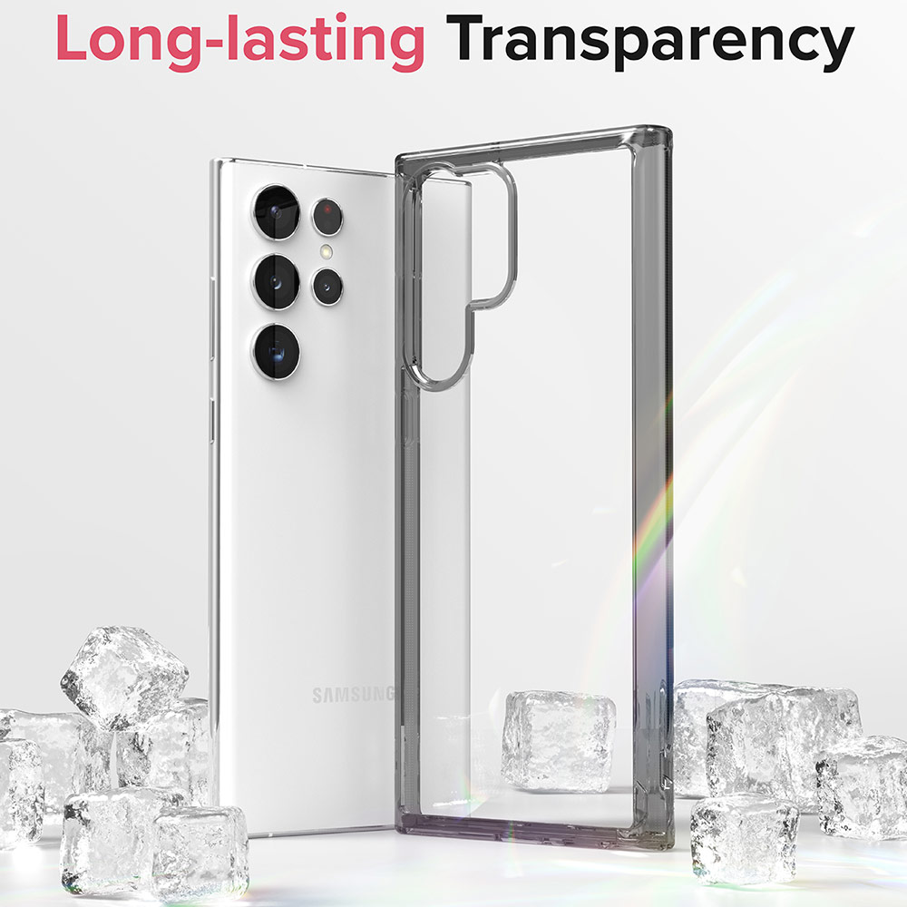 Picture of  Samsung Galaxy S22 Ultra 5G 6.8 Case | Ringke Fusion Protection Case for Samsung Galaxy S22 Ultra 6.8 (Smoke Black)