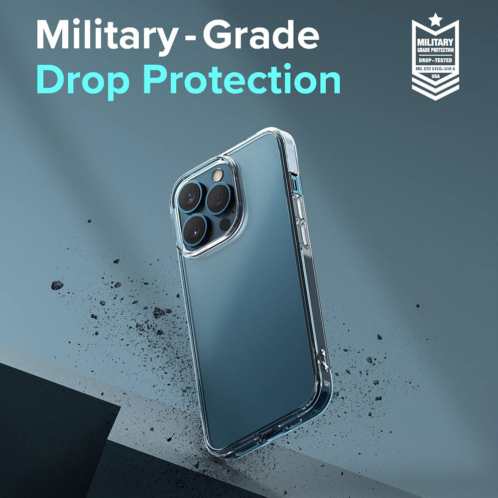 Picture of  Apple iPhone 13 Pro Max 6.7 Case | Ringke Fusion Protection Case for Apple iPhone 13 Pro Max 6.7 (Clear)