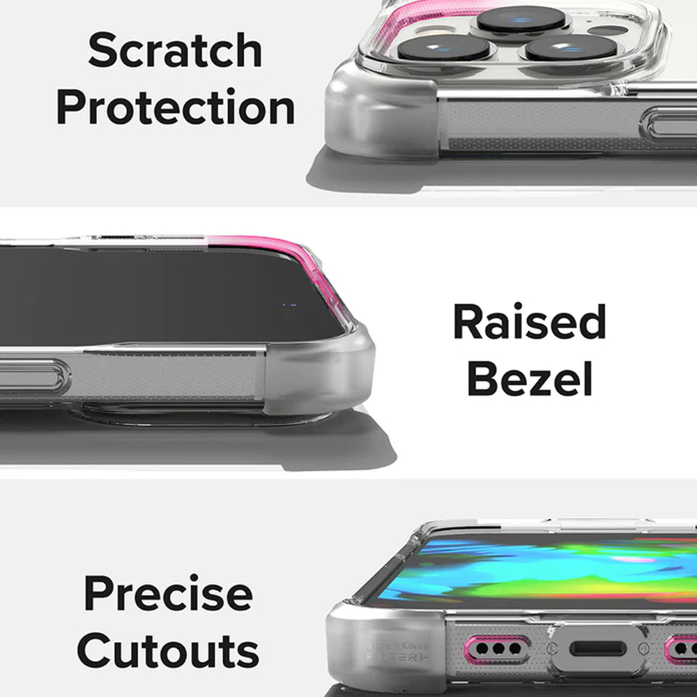 Picture of  Apple iPhone 14 Pro 6.1 Case | Ringke Fusion Bumper Corner Edge Drop Protection Case for iPhone 14 Pro 6.1 (Clear)
