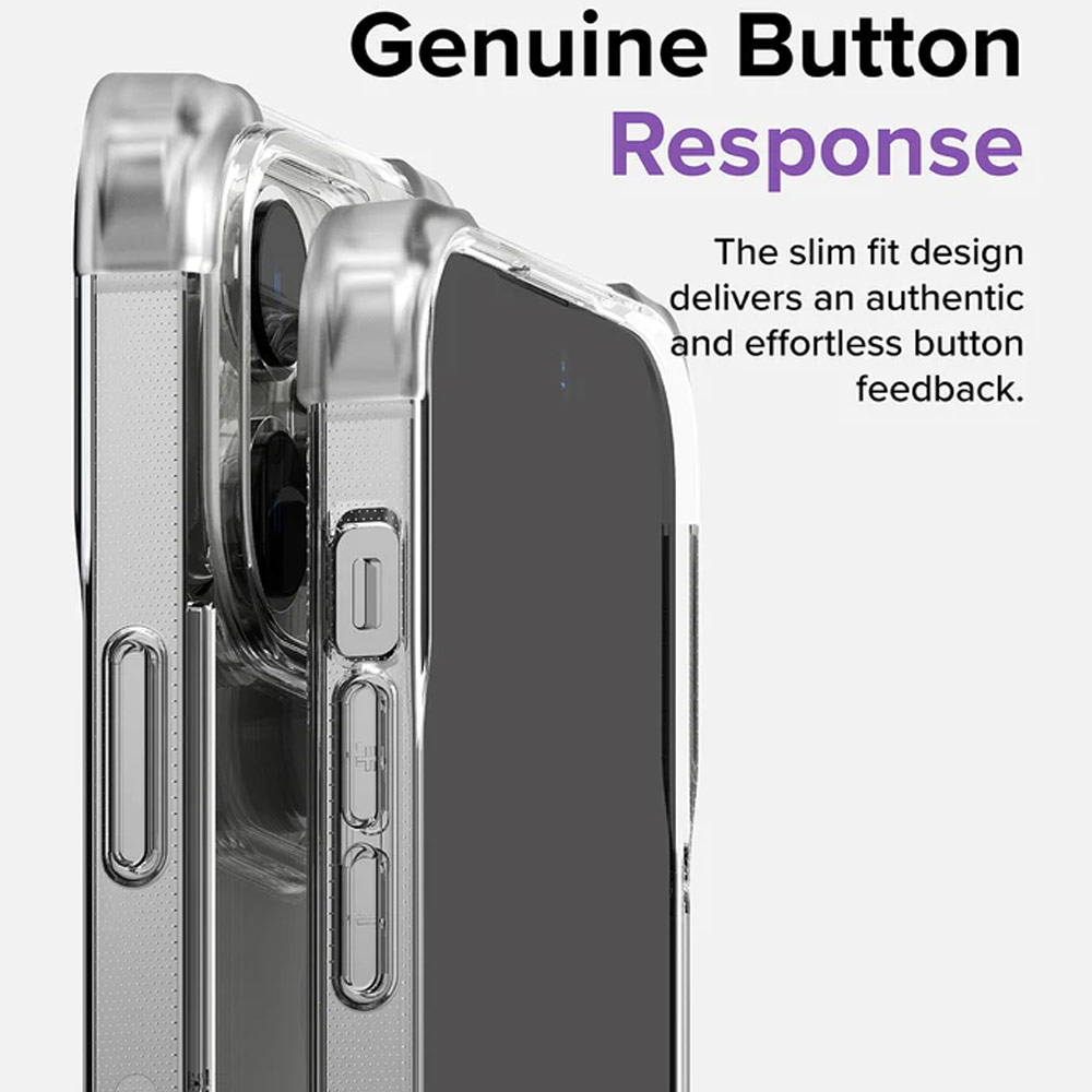 Picture of  Apple iPhone 14 Pro 6.1 Case | Ringke Fusion Bumper Corner Edge Drop Protection Case for iPhone 14 Pro 6.1 (Clear)