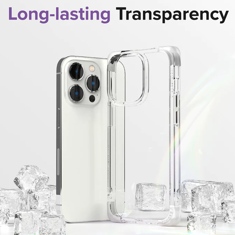 Picture of  Apple iPhone 14 Pro 6.1 Case | Ringke Fusion Bumper Corner Edge Drop Protection Case for iPhone 14 Pro 6.1 (Clear)