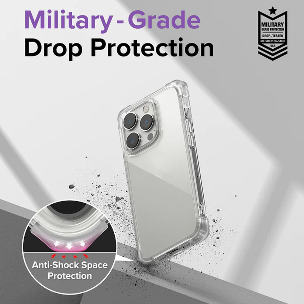 Picture of  Apple iPhone 14 Pro 6.1 Case | Ringke Fusion Bumper Corner Edge Drop Protection Case for iPhone 14 Pro 6.1 (Clear)