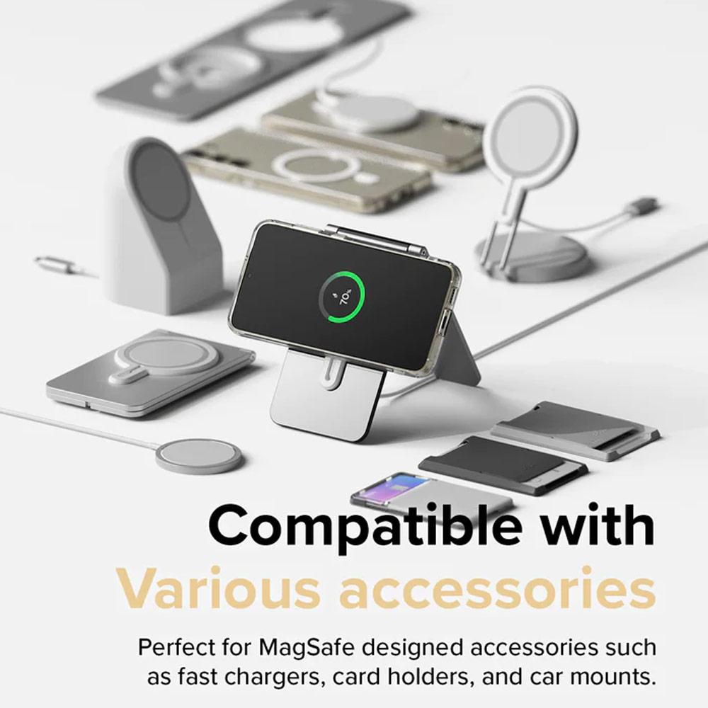 Picture of  Samsung Galaxy S23 Plus Case | Ringke Fusion Magnetic Transparent Protection Case for Samsung Galaxy S23 Plus (Matte)