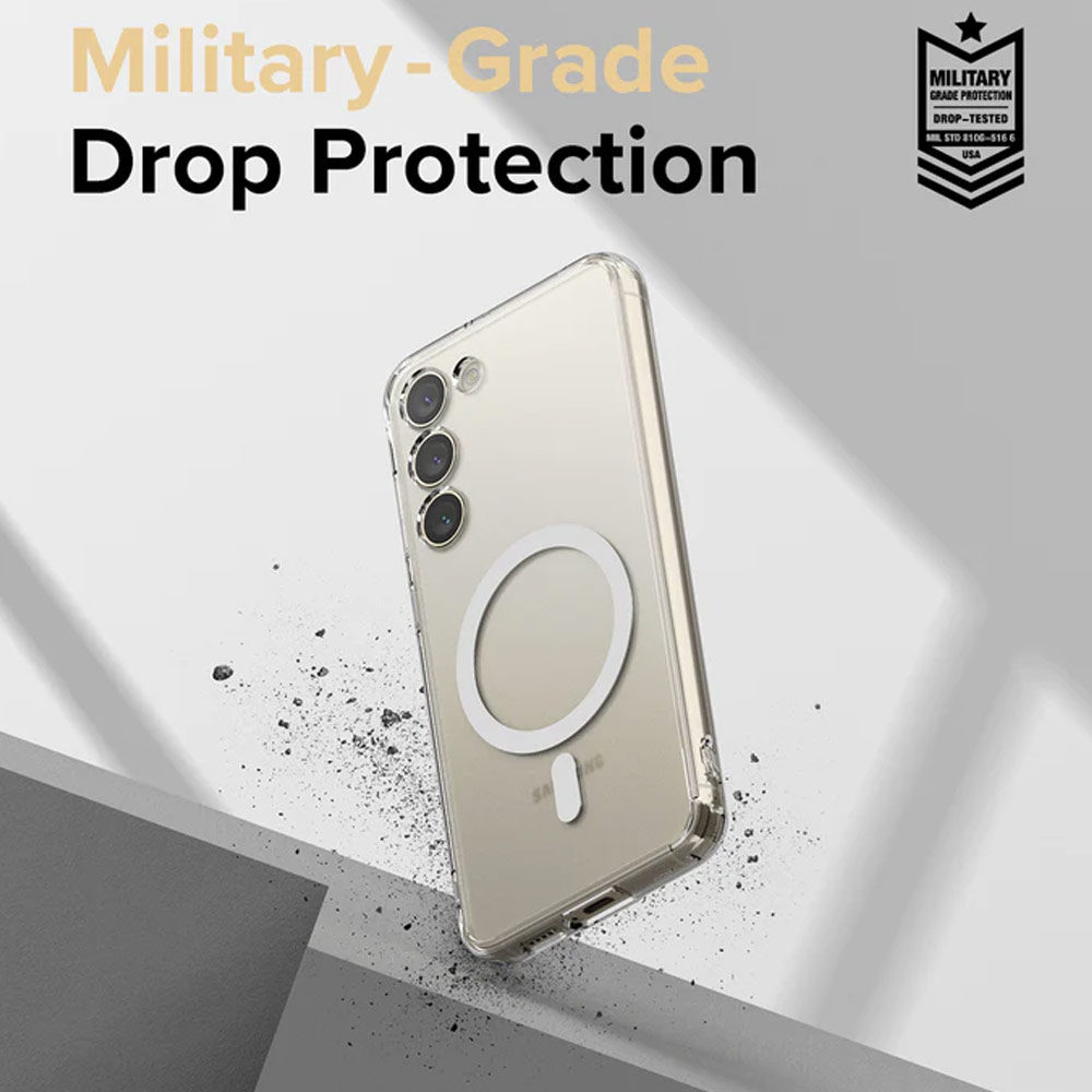 Picture of  Samsung Galaxy S23 Plus Case | Ringke Fusion Magnetic Transparent Protection Case for Samsung Galaxy S23 Plus (Matte)