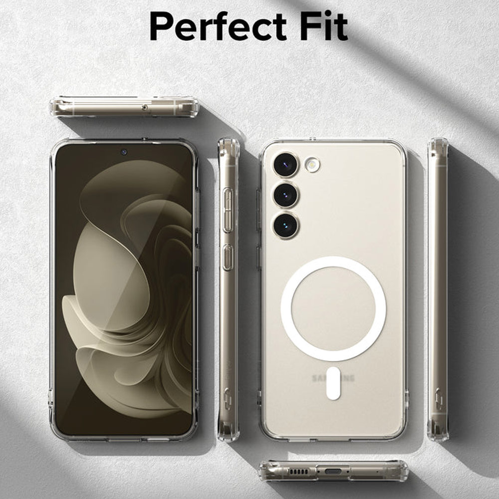 Picture of  Samsung Galaxy S23 Plus Case | Ringke Fusion Magnetic Transparent Protection Case for Samsung Galaxy S23 Plus (Matte)