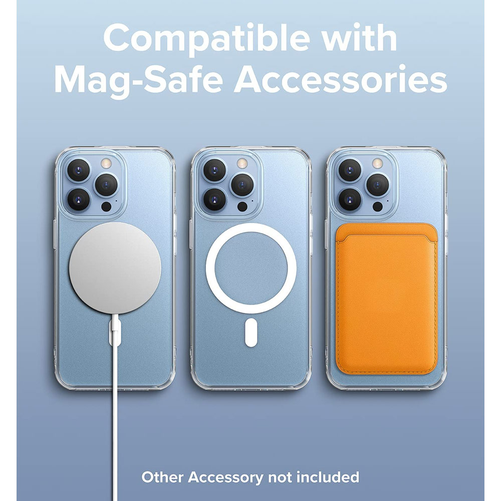 Picture of  Apple iPhone 13 Pro Max 6.7 Case | Ringke Fusion Magnetic Matte Protection Case Magsafe Compatible for Apple iPhone 13 Pro Max 6.7 (Matte Clear)