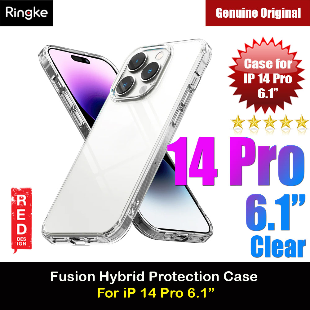 Picture of Ringke Fusion Protection Case for Apple iPhone 14 Pro 6.1 (Clear)  Apple iPhone 14 Pro 6.1-  Apple iPhone 14 Pro 6.1 Cases,  Apple iPhone 14 Pro 6.1 Covers, iPad Cases and a wide selection of  Apple iPhone 14 Pro 6.1 Accessories in Malaysia, Sabah, Sarawak and Singapore 