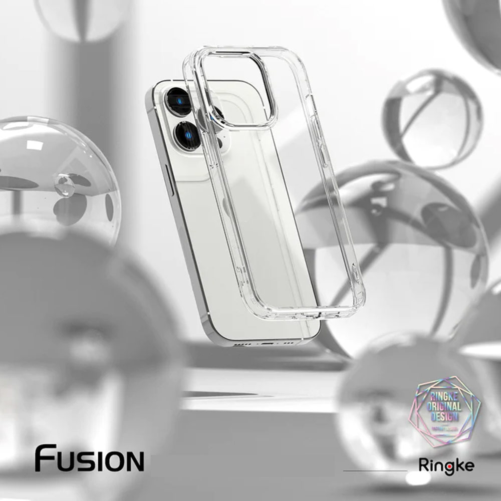 Picture of  Apple iPhone 14 Pro 6.1 Case | Ringke Fusion Protection Case for Apple iPhone 14 Pro 6.1 (Clear)