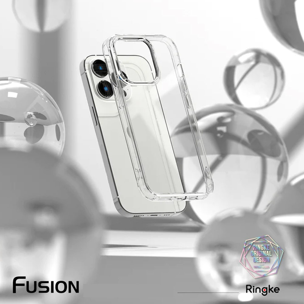 Picture of  Apple iPhone 14 Pro Max 6.7 Case | Ringke Fusion Matte Protection Case for Apple iPhone 14 Pro Max 6.7 (Matte Clear)