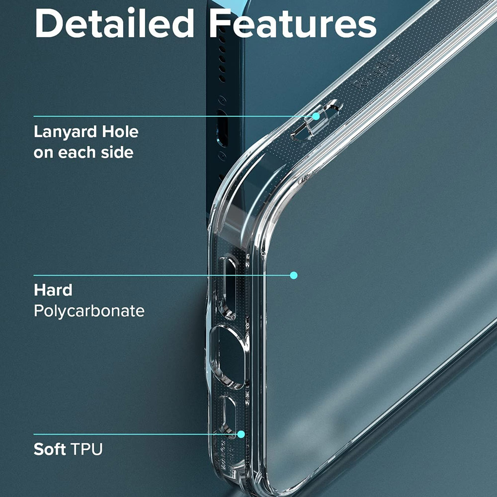 Picture of  Apple iPhone 13 Pro 6.1 Case | Ringke Fusion Matte Protection Case for Apple iPhone 13 Pro 6.1 (Matte Clear)