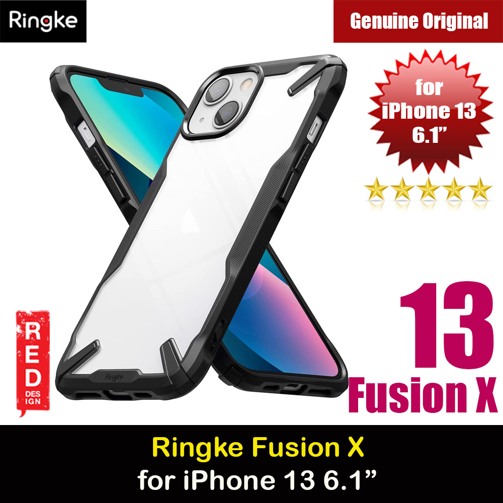 Picture of Ringke Fusion X Protection Case for Apple iPhone 13 6.1 (Black)  Apple iPhone 13 6.1-  Apple iPhone 13 6.1 Cases,  Apple iPhone 13 6.1 Covers, iPad Cases and a wide selection of  Apple iPhone 13 6.1 Accessories in Malaysia, Sabah, Sarawak and Singapore 