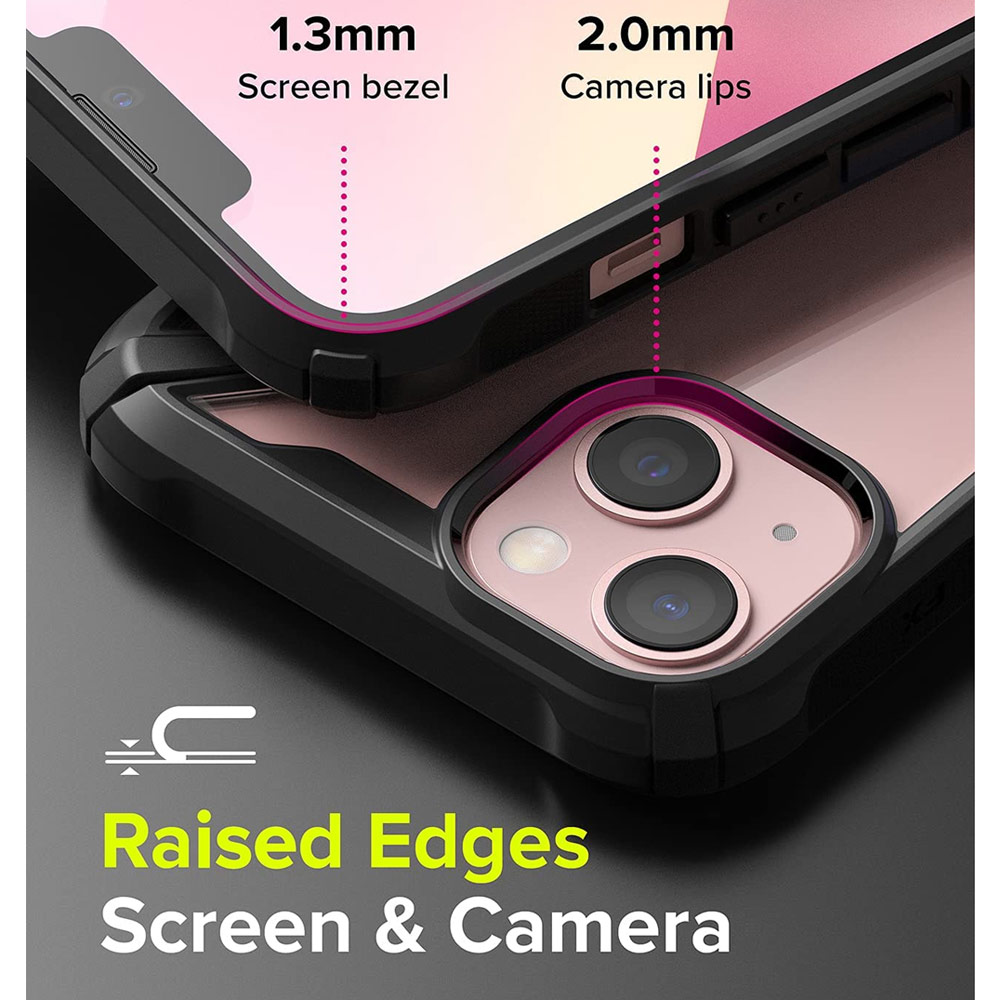 Picture of  Apple iPhone 13 6.1 Case | Ringke Fusion X Protection Case for Apple iPhone 13 6.1 (Black)