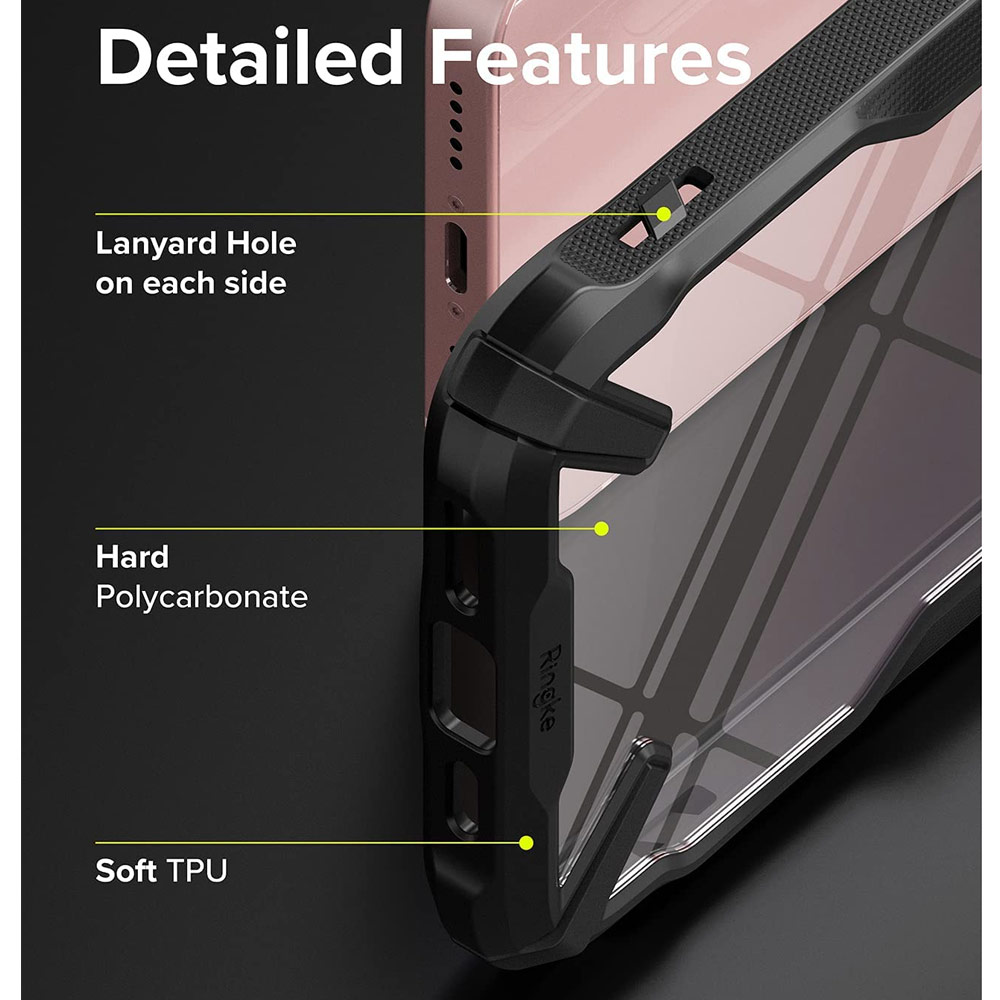 Picture of  Apple iPhone 13 6.1 Case | Ringke Fusion X Protection Case for Apple iPhone 13 6.1 (Black)