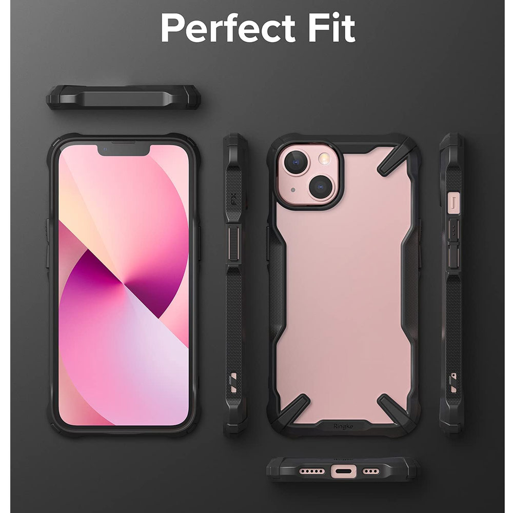 Picture of  Apple iPhone 13 6.1 Case | Ringke Fusion X Protection Case for Apple iPhone 13 6.1 (Black)