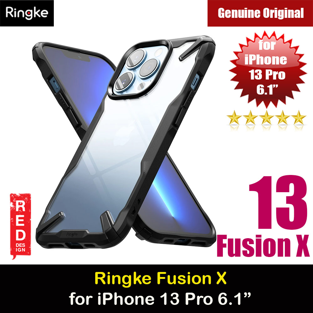 Picture of Ringke Fusion X Protection Case for Apple iPhone 13 Pro 6.1 (Black)  Apple iPhone 13 Pro 6.1-  Apple iPhone 13 Pro 6.1 Cases,  Apple iPhone 13 Pro 6.1 Covers, iPad Cases and a wide selection of  Apple iPhone 13 Pro 6.1 Accessories in Malaysia, Sabah, Sarawak and Singapore 