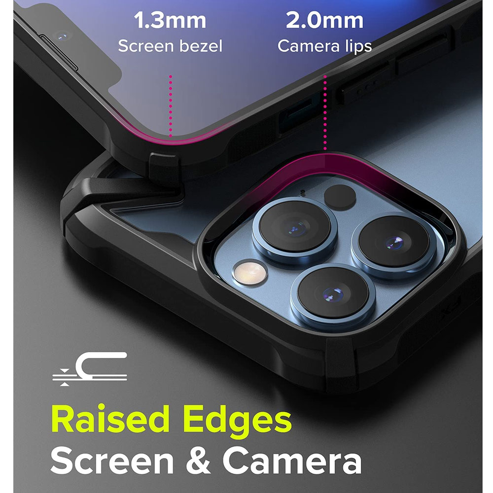 Picture of  Apple iPhone 13 Pro 6.1 Case | Ringke Fusion X Protection Case for Apple iPhone 13 Pro 6.1 (Black)