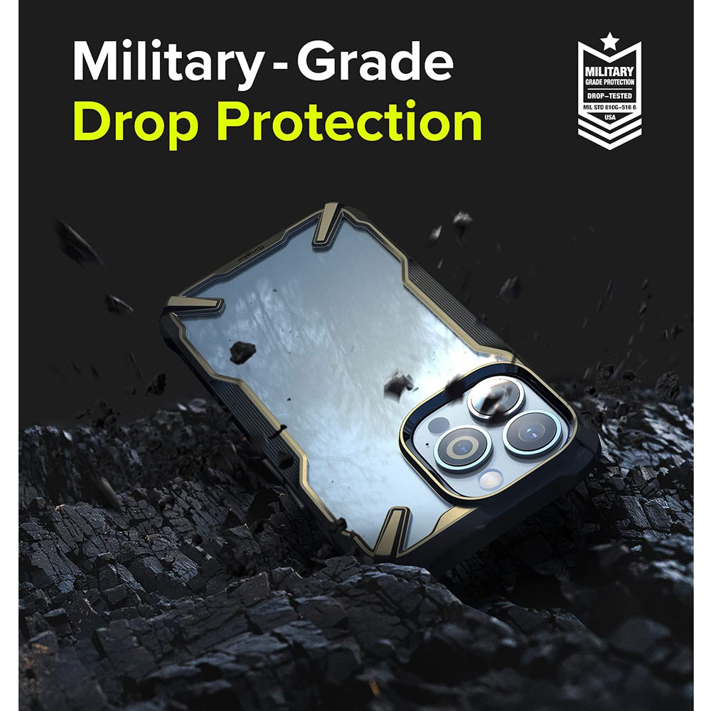 Picture of  Apple iPhone 13 Pro 6.1 Case | Ringke Fusion X Protection Case for Apple iPhone 13 Pro 6.1 (Black)