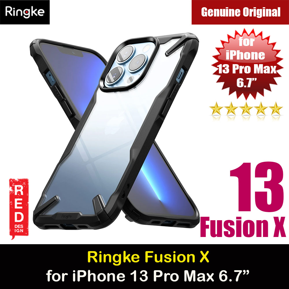 Picture of Ringke Fusion X Protection Case for Apple iPhone 13 Pro Max 6.7 (Black)  Apple iPhone 13 Pro Max 6.7-  Apple iPhone 13 Pro Max 6.7 Cases,  Apple iPhone 13 Pro Max 6.7 Covers, iPad Cases and a wide selection of  Apple iPhone 13 Pro Max 6.7 Accessories in Malaysia, Sabah, Sarawak and Singapore 