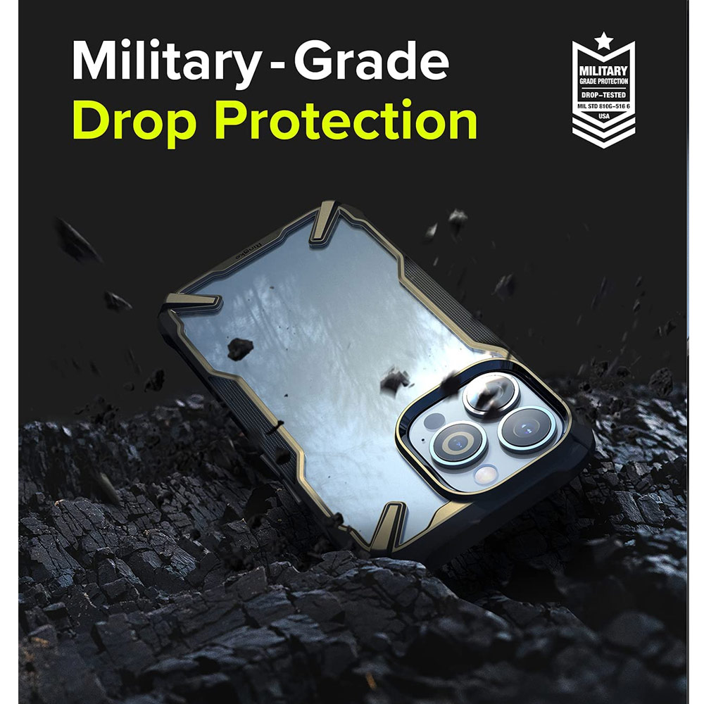 Picture of  Apple iPhone 13 Pro Max 6.7 Case | Ringke Fusion X Protection Case for Apple iPhone 13 Pro Max 6.7 (Black)