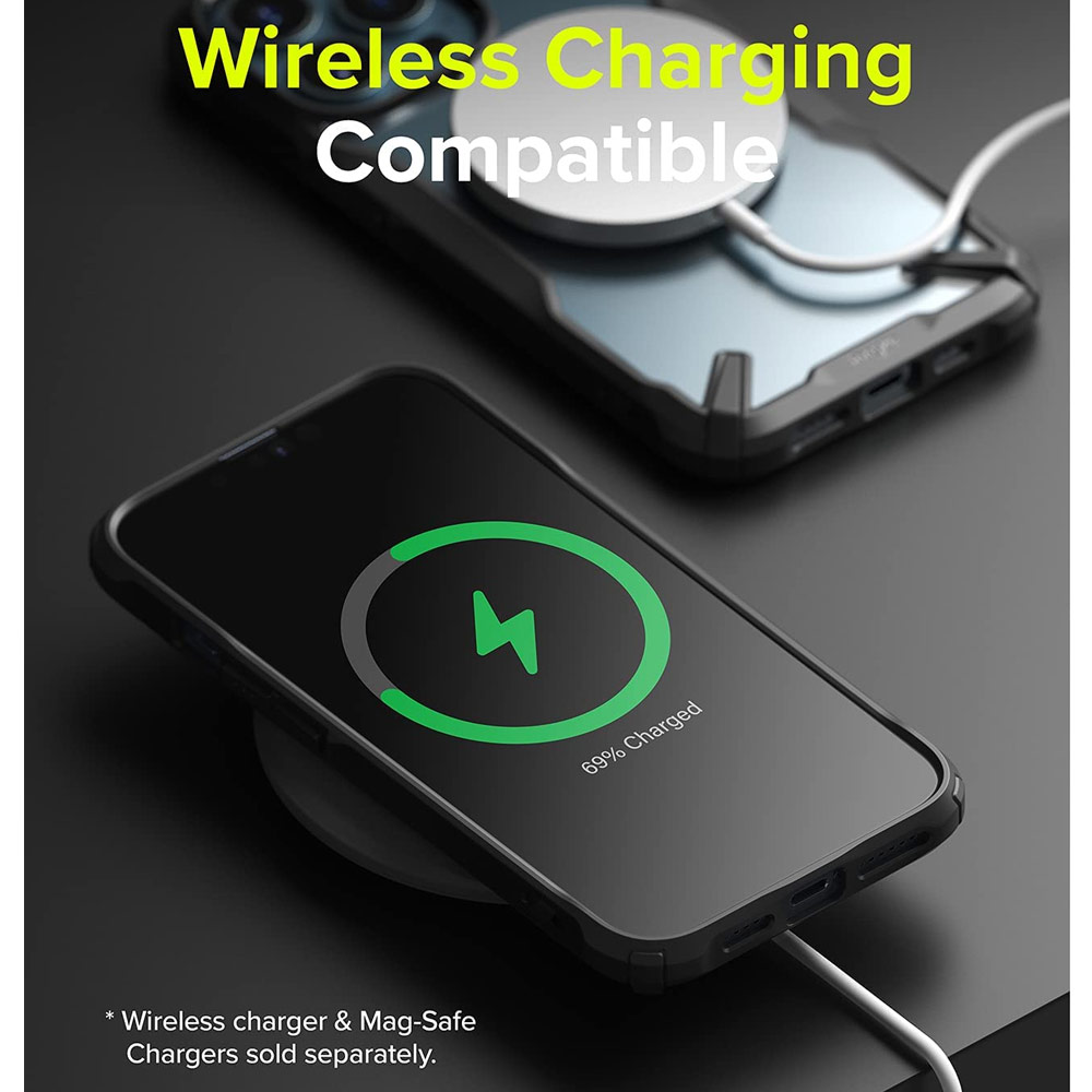 Picture of  Apple iPhone 13 Pro Max 6.7 Case | Ringke Fusion X Protection Case for Apple iPhone 13 Pro Max 6.7 (Black)