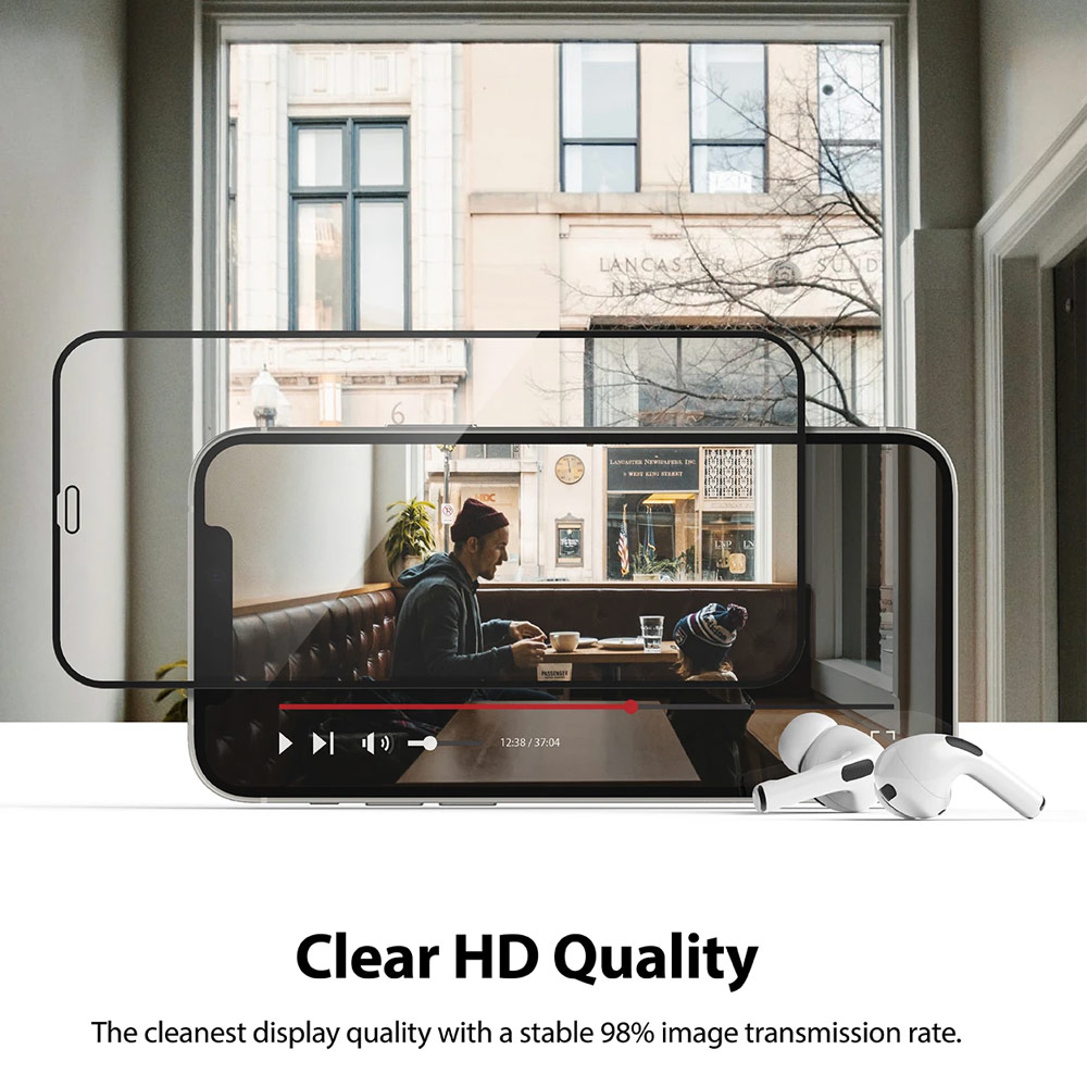 Picture of  Apple iPhone 12 Pro Max 6.7 Screen Protector | Ringke Invisible Defender Glass Screen Protector for iPhone 12 Pro Max 6.7