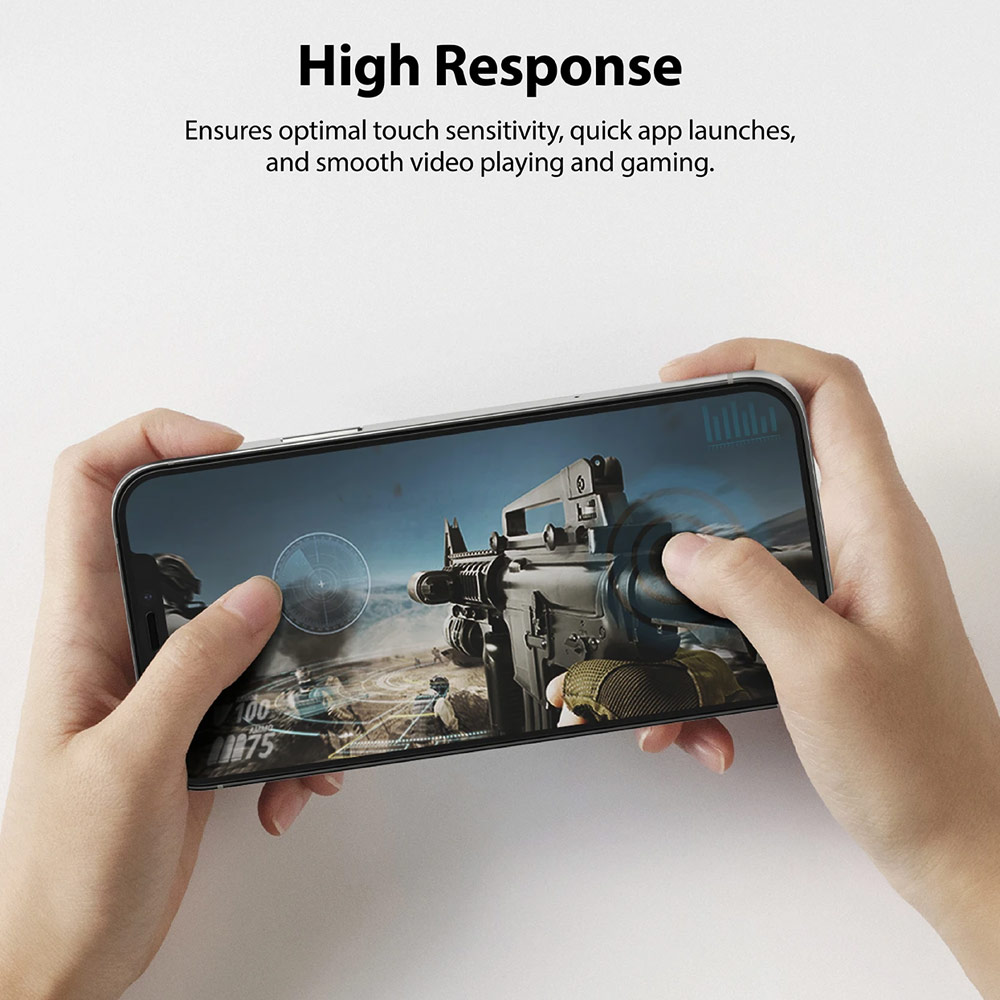 Picture of  Apple iPhone 12 Pro Max 6.7 Screen Protector | Ringke Invisible Defender Glass Screen Protector for iPhone 12 Pro Max 6.7