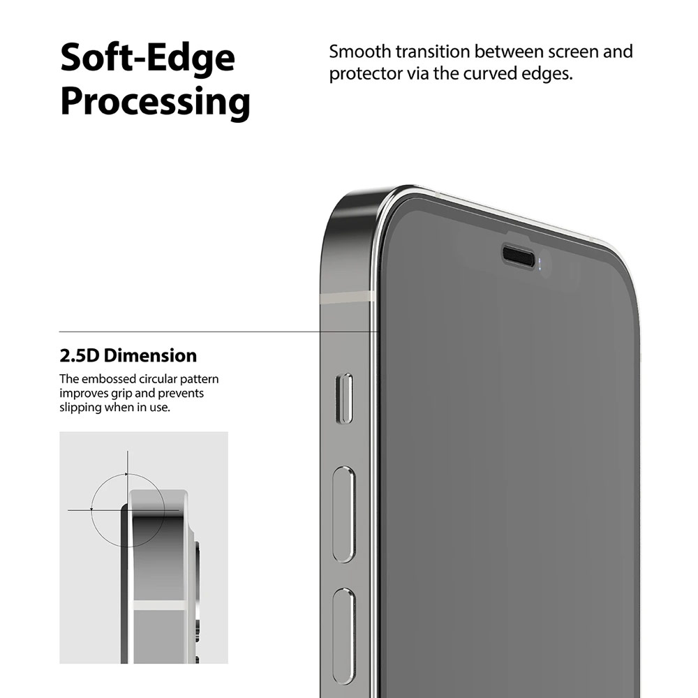 Picture of  Apple iPhone 12 Pro Max 6.7 Screen Protector | Ringke Invisible Defender Glass Screen Protector for iPhone 12 Pro Max 6.7