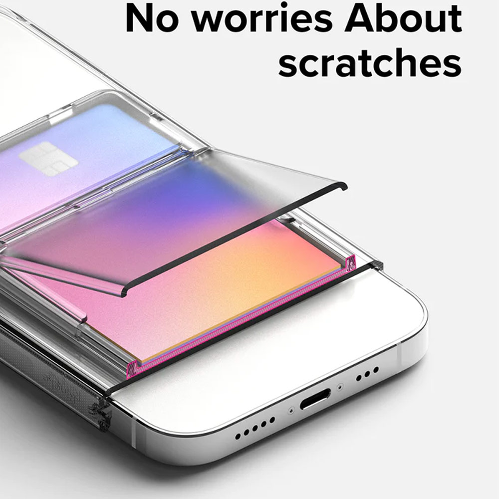 Picture of  Apple iPhone 14 Pro Max 6.7  | Ringke Card Holder Magnetic Stand Slot Magsafe Compatible Hold up to 2 Cards for iPhone 13 Pro Max 14 Pro Max (Clear Mist)