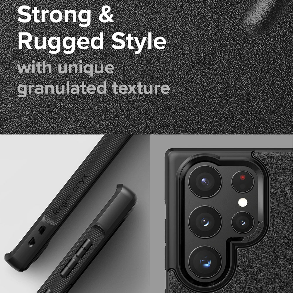 Picture of  Samsung Galaxy S22 Ultra 5G 6.8 Case | Ringke Onyx Protection Case for Samsung Galaxy S22 Ultra 6.8 Case (Black)