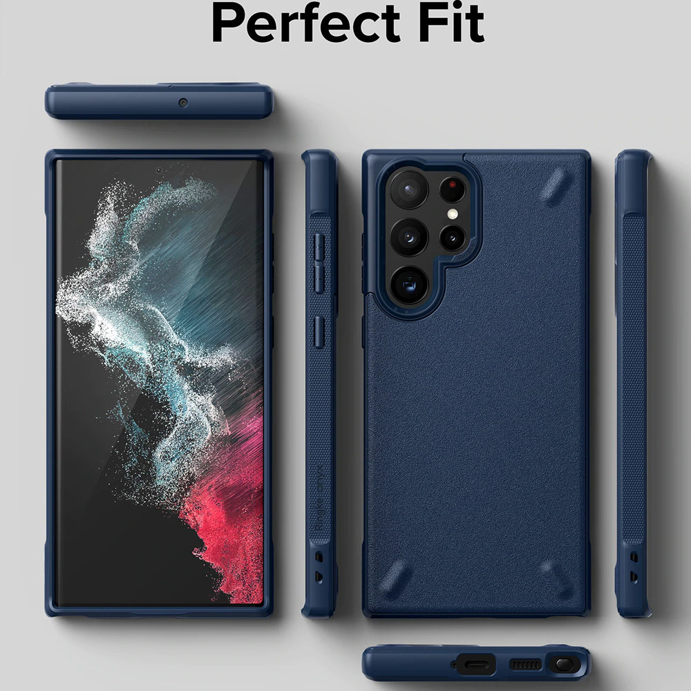 Picture of  Samsung Galaxy S22 Ultra 5G 6.8 Case | Ringke Onyx Protection Case for Samsung Galaxy S22 Ultra 6.8 Case (Black)