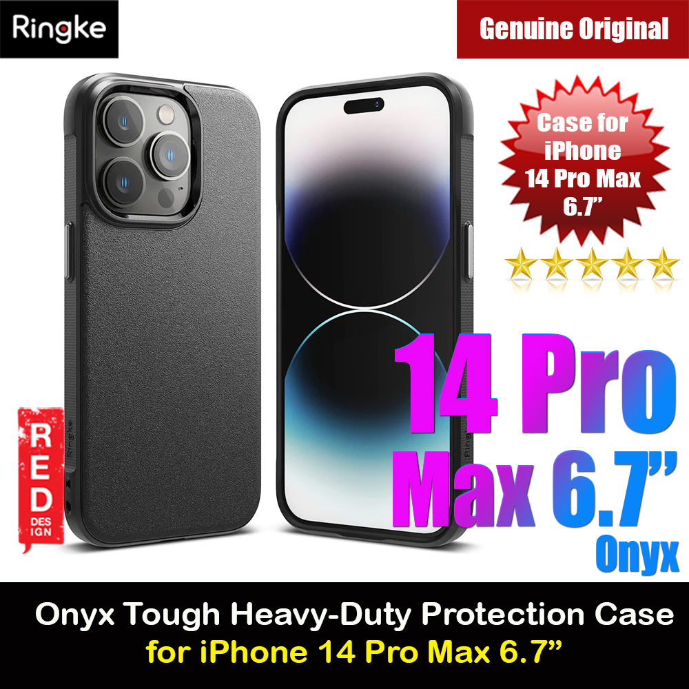 Picture of Ringke Onyx Tough Heavy Duty Protection Case for Apple iPhone 14 Pro Max 6.7 (Black)  Apple iPhone 14 Pro Max 6.7-  Apple iPhone 14 Pro Max 6.7 Cases,  Apple iPhone 14 Pro Max 6.7 Covers, iPad Cases and a wide selection of  Apple iPhone 14 Pro Max 6.7 Accessories in Malaysia, Sabah, Sarawak and Singapore 