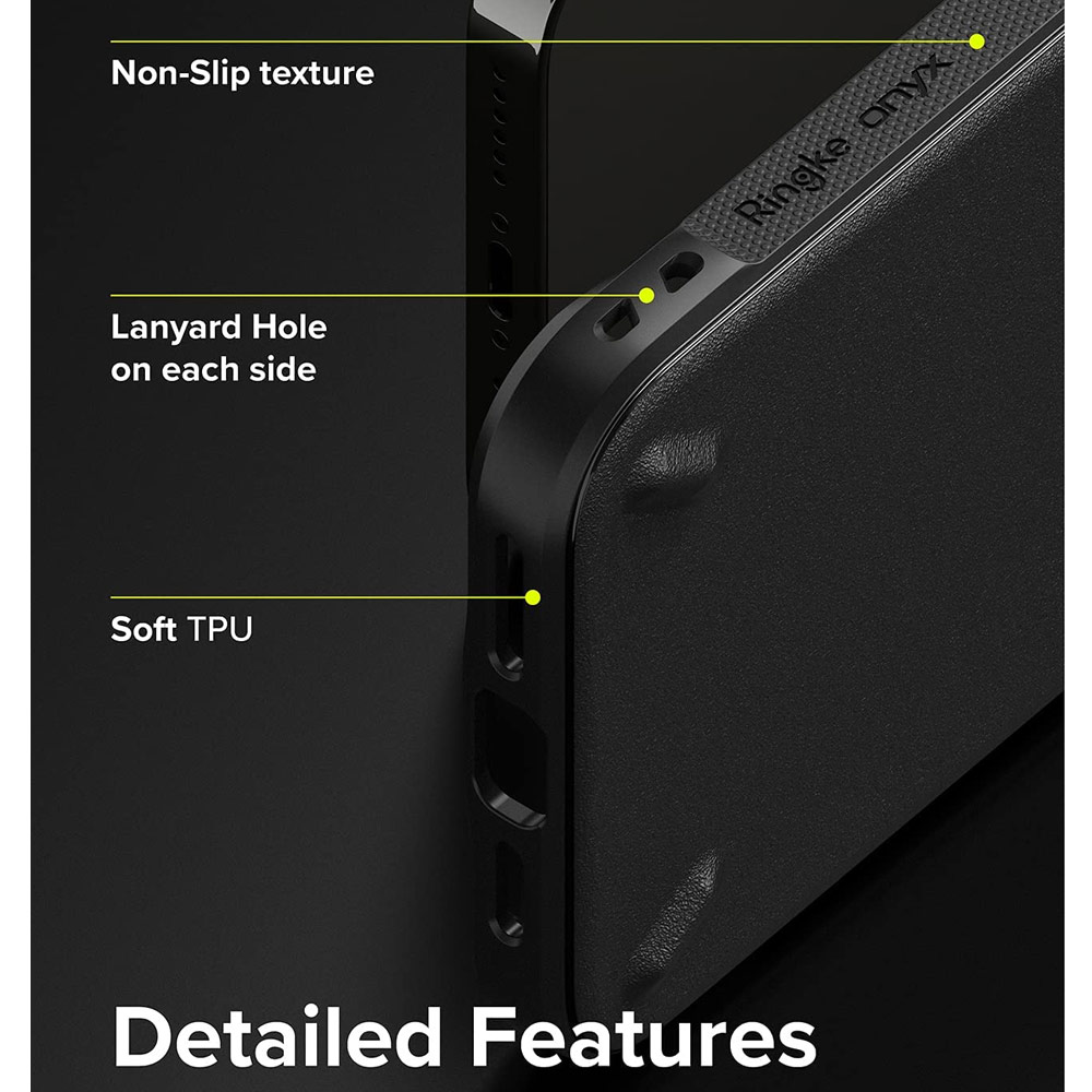 Picture of  Apple iPhone 13 Pro Max 6.7 Case | Ringke Onyx Protection Case for Apple iPhone 13 Pro Max 6.7 (Black)